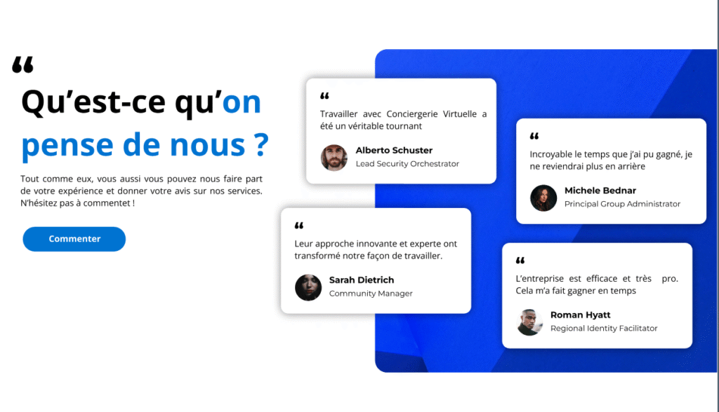 Conciergeire virtuelle on parle de nous
